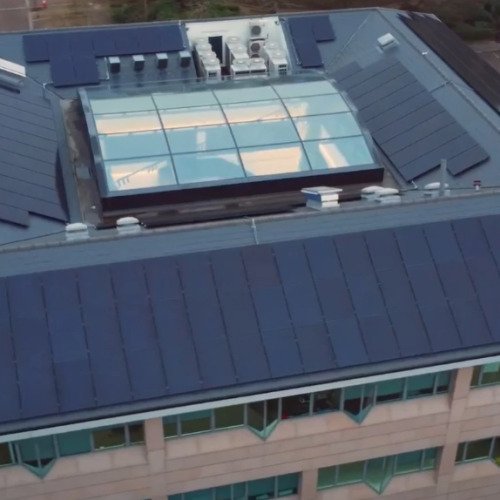 MK Hall solar energy savings so far is equal to about 37 tons of coal being burned!
