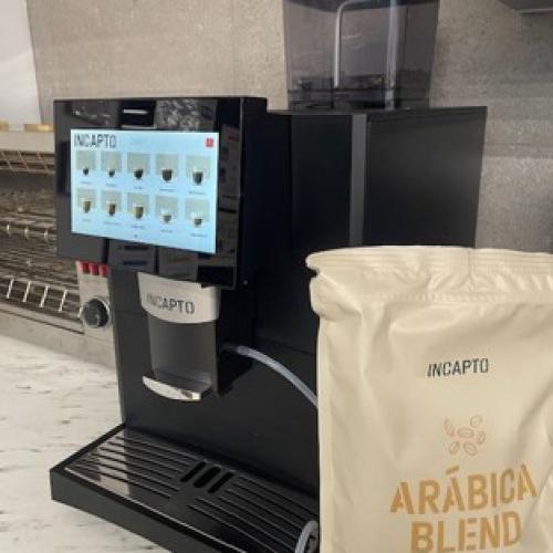 Together, we're brewing a better future. No more K-Pods in Spain Office!